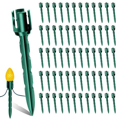 christmas light stakes|Amazon.com: Christmas Lights Ground Stakes.